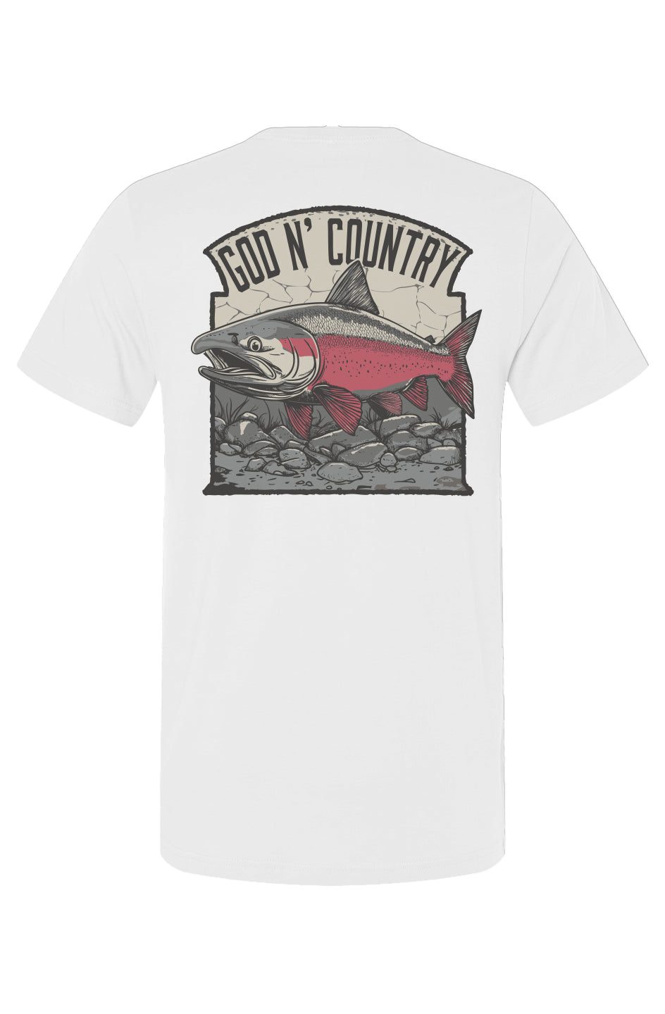 God N Country Salmon Tee